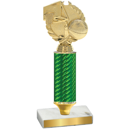 Value Green Carbon Fiber Basketball Trophy