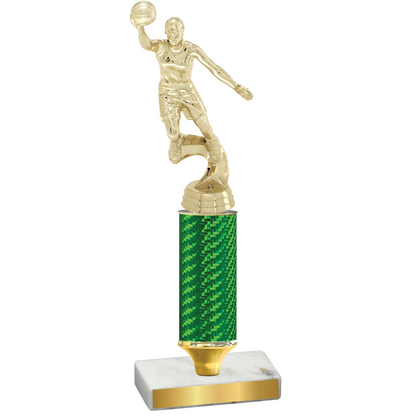 Value Green Carbon Fiber Basketball Trophy