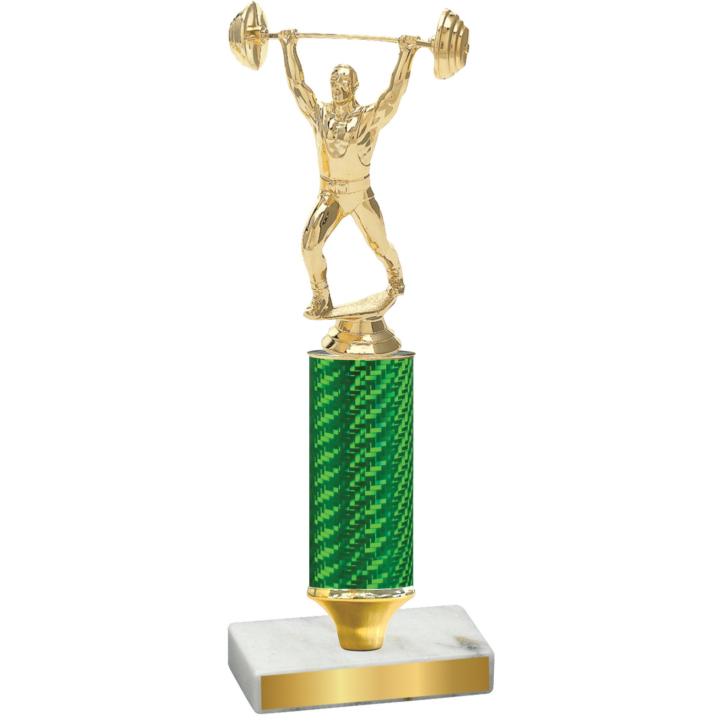 Value Green Carbon Fiber Weights Trophy