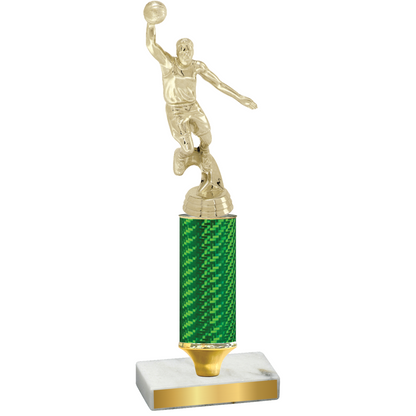 Value Green Carbon Fiber Basketball Trophy