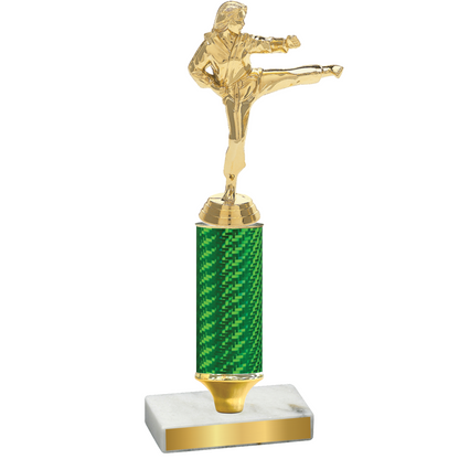 Value Green Carbon Fiber Karate Trophy