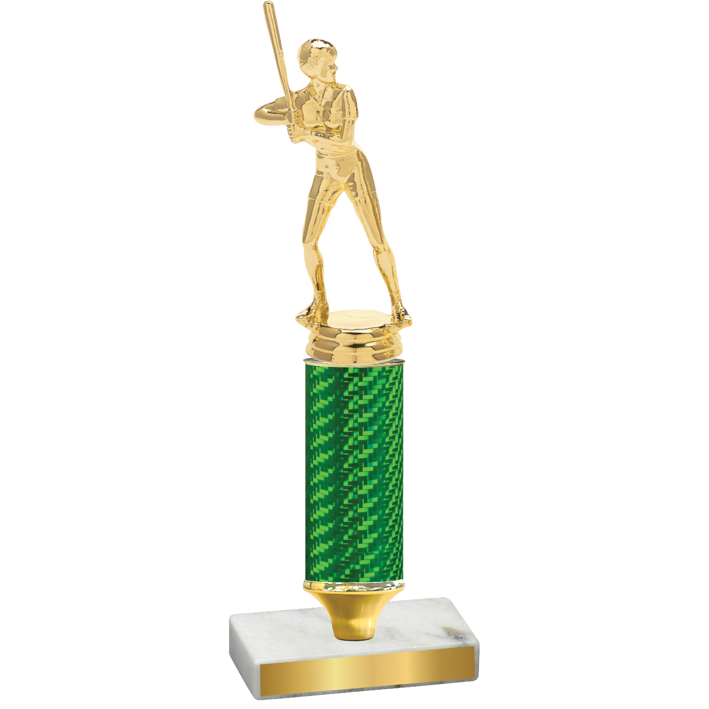 Value Green Carbon Fiber Softball Trophy