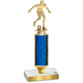 Value Blue Glacier Soccer Trophy