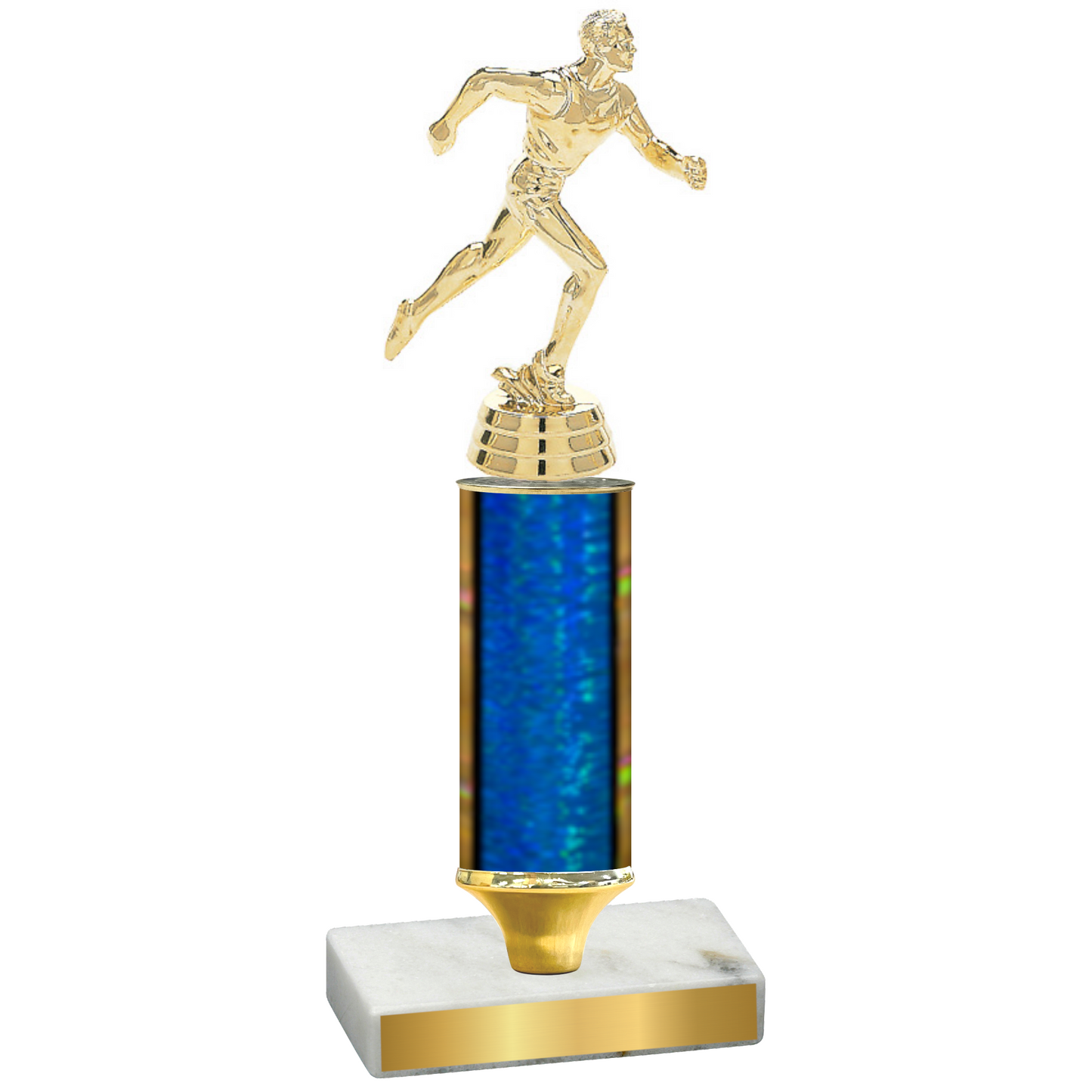 Value Blue Glacier Running Trophy