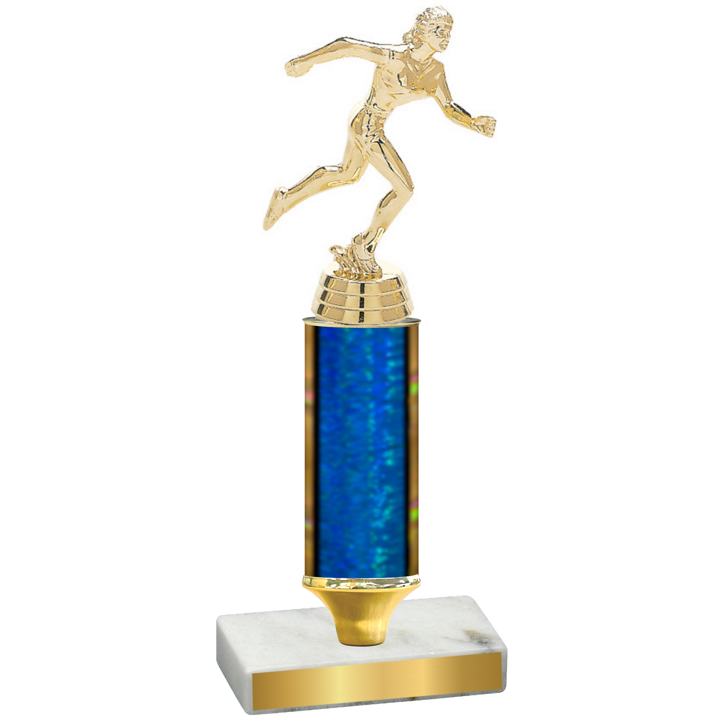 Value Blue Glacier Running Trophy