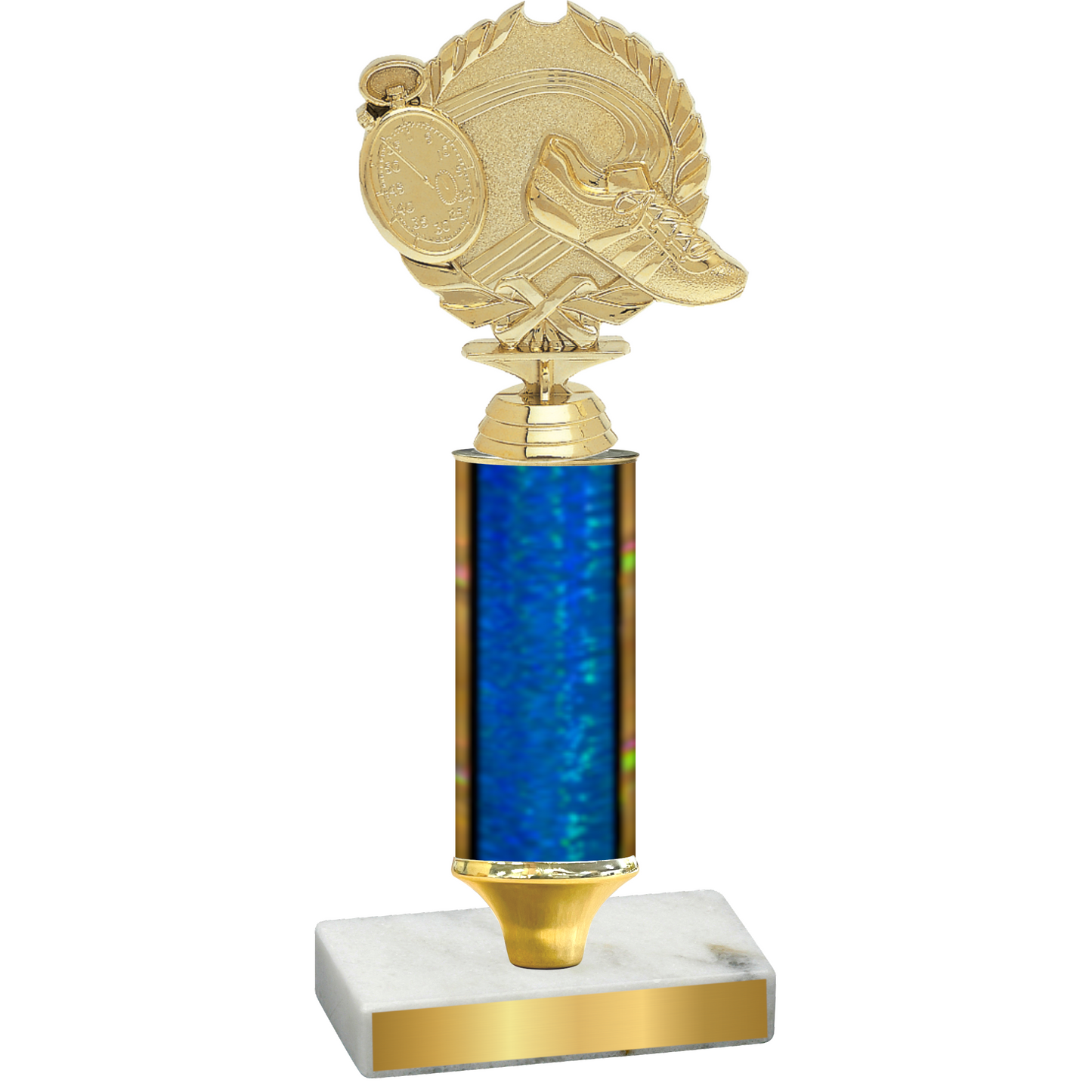 Value Blue Glacier Running Trophy