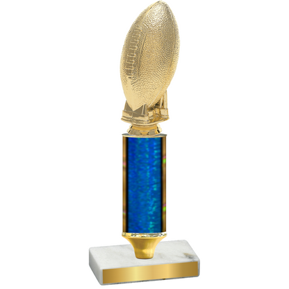 Value Blue Glacier Football Trophy