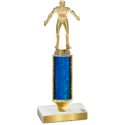 Value Blue Glacier Wrestling Trophy