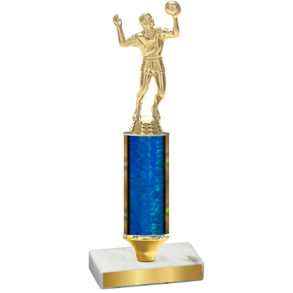 Value Blue Glacier Volleyball Trophy