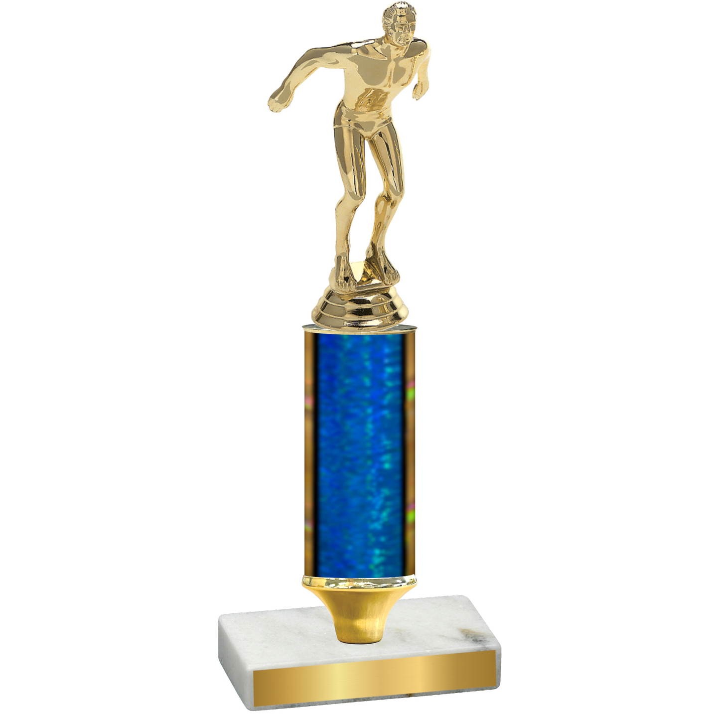 Value Blue Glacier Swimming Trophy