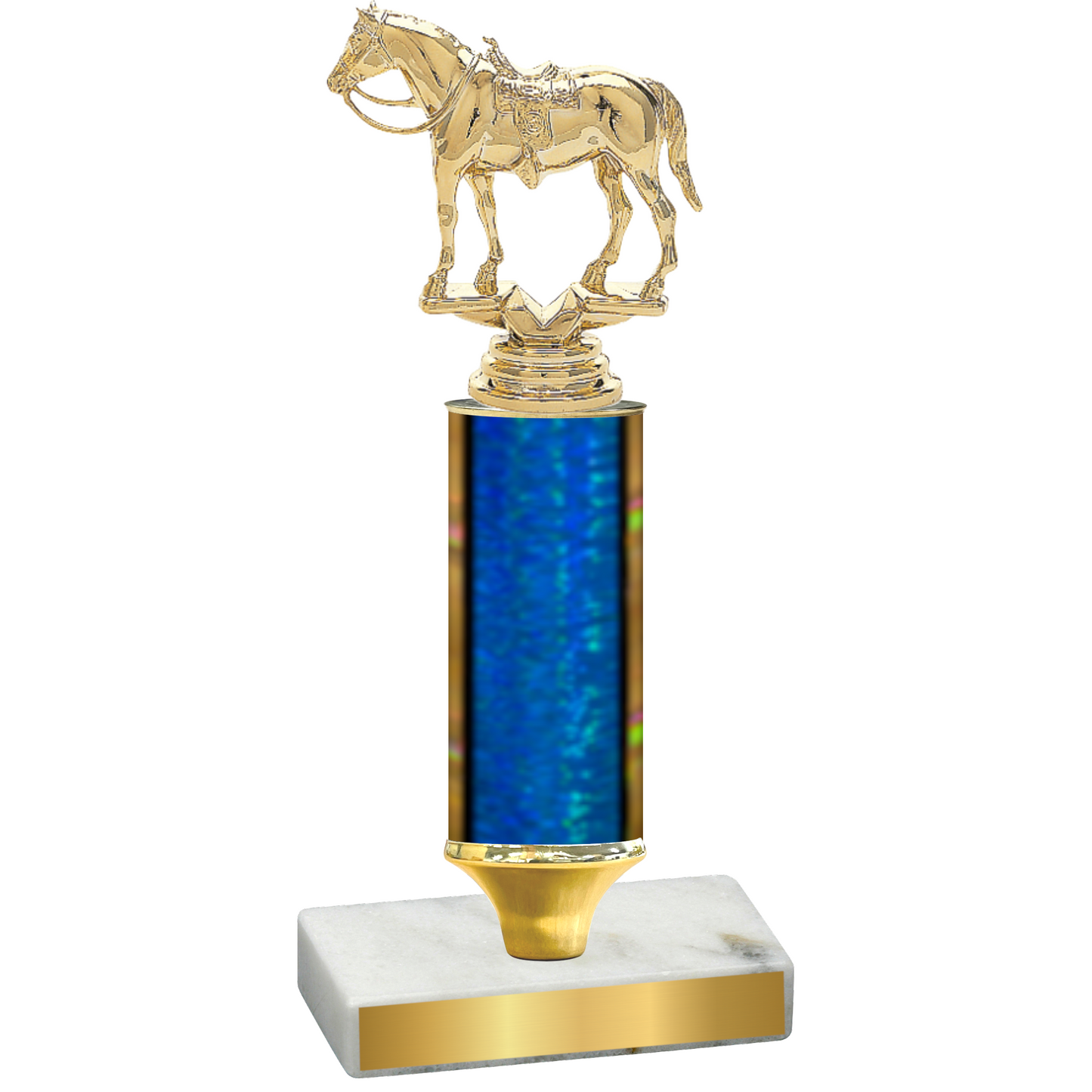 Value Blue Glacier Horses Trophy