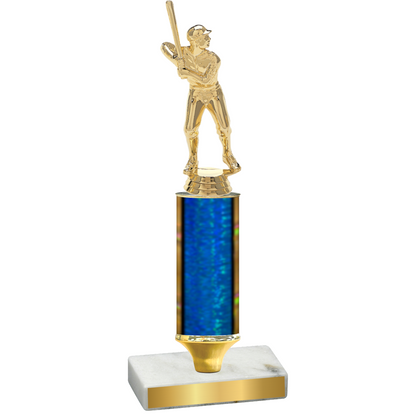 Value Blue Glacier Baseball Trophy