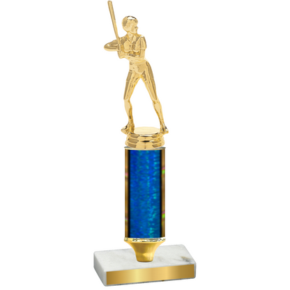 Value Blue Glacier Softball Trophy