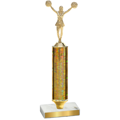 Value Gold Glacier Cheerleading Trophy