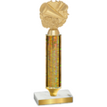 Value Gold Glacier Cheerleading Trophy