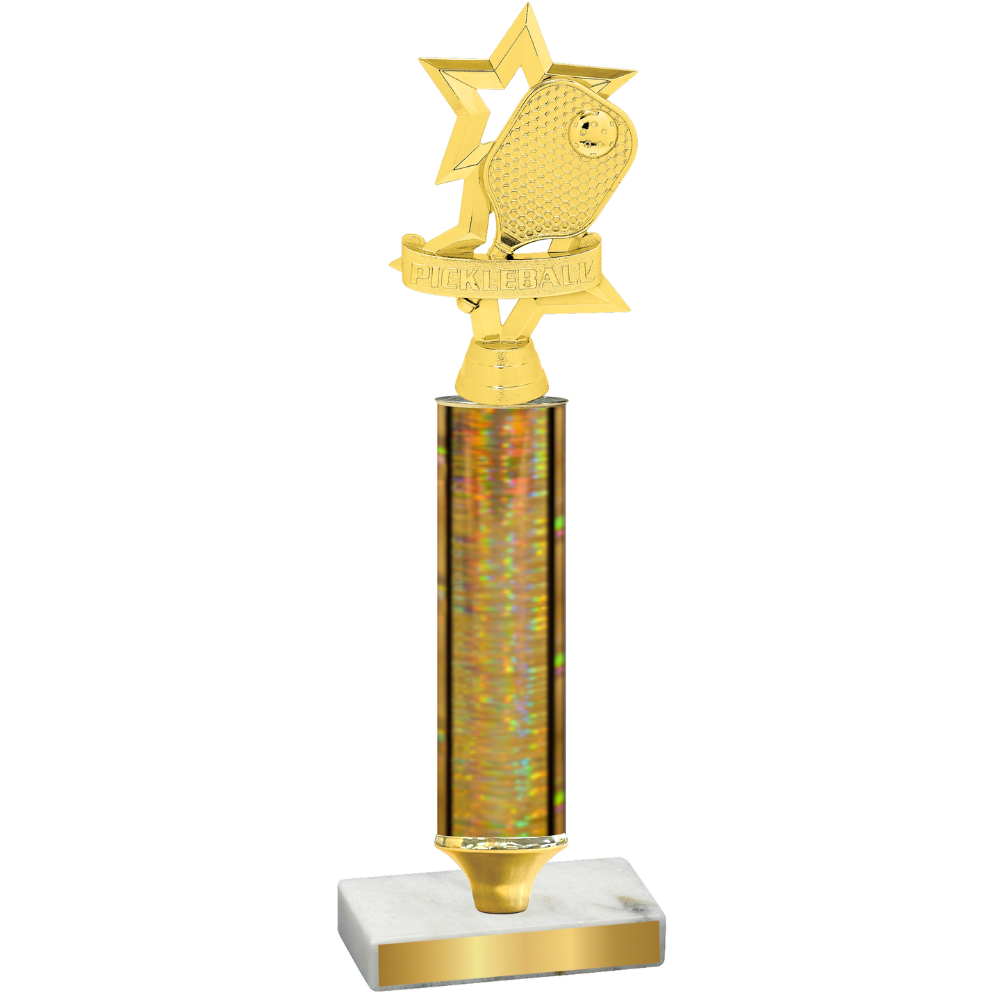 Value Gold Glacier Pickleball Trophy