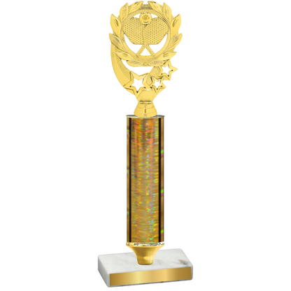 Value Gold Glacier Pickleball Trophy