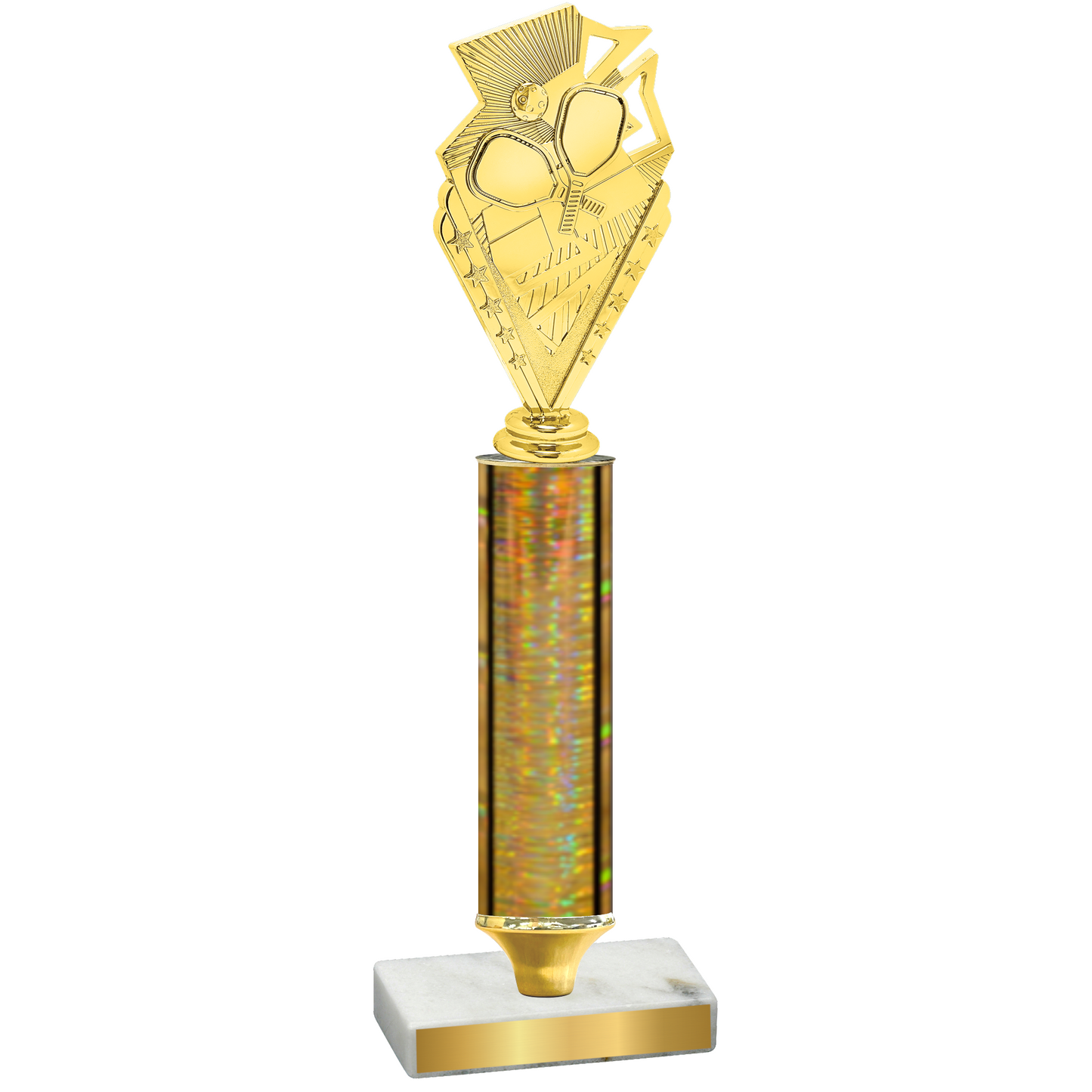 Value Gold Glacier Pickleball Trophy