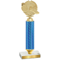 Value Blue Carbon Fiber Running Trophy