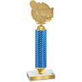 Value Blue Carbon Fiber Tennis Trophy