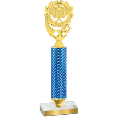 Value Blue Carbon Fiber Pickleball Trophy