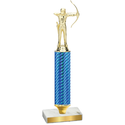 Value Blue Carbon Fiber Archery Trophy