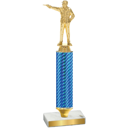 Value Blue Carbon Fiber Shooter Trophy