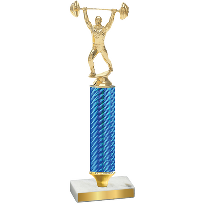 Value Blue Carbon Fiber Weights Trophy