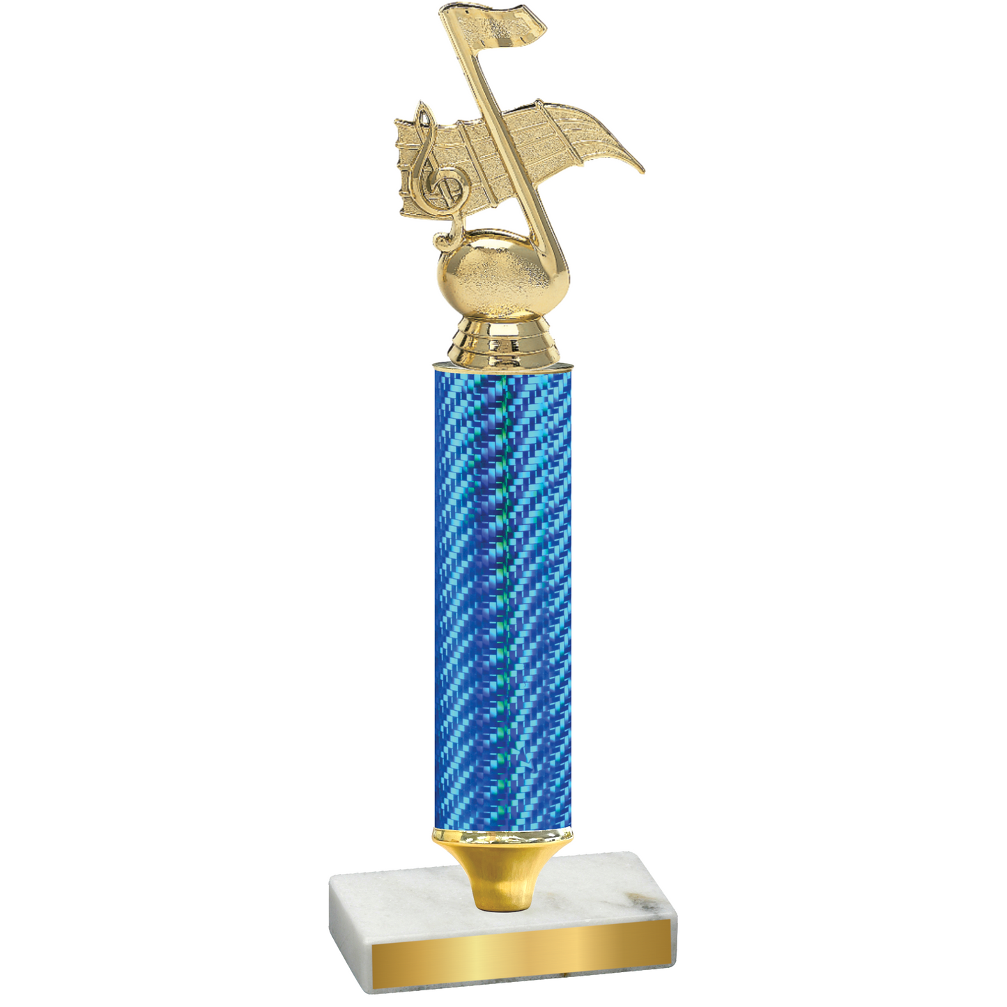 Value Blue Carbon Fiber Music Trophy