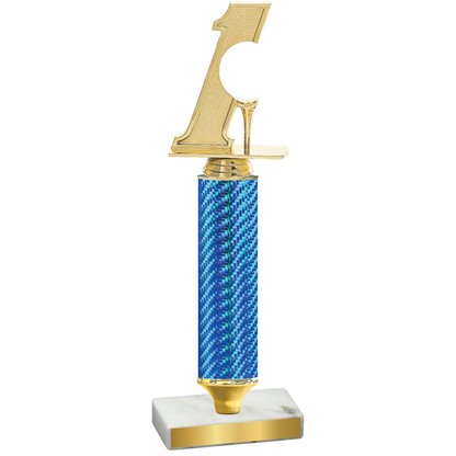 Value Blue Carbon Fiber Golf Trophy