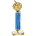 Value Blue Carbon Fiber Baseball Trophy