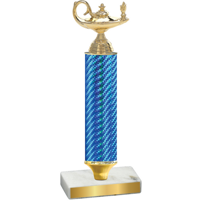 Value Blue Carbon Fiber Academics Trophy