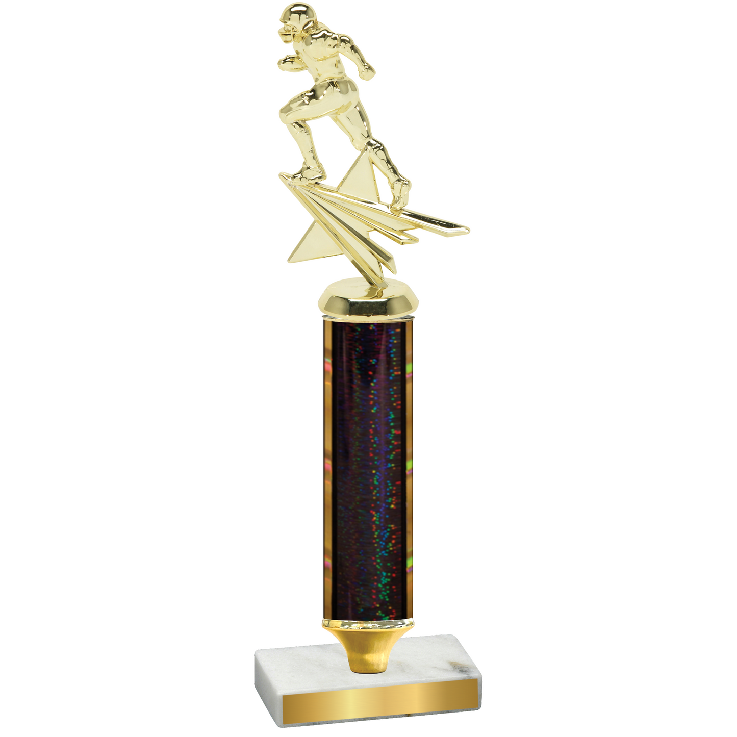 Value Black Glacier Football Trophy