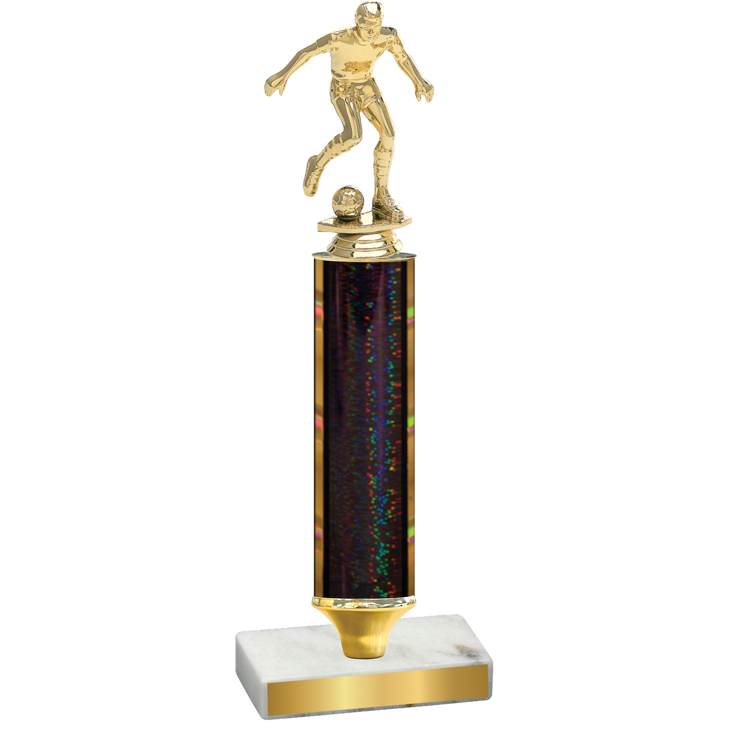 Value Black Glacier Soccer Trophy