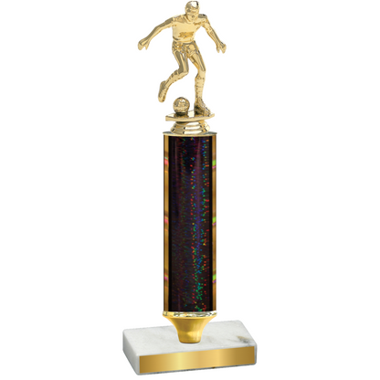 Value Black Glacier Soccer Trophy