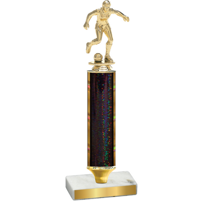 Value Black Glacier Soccer Trophy