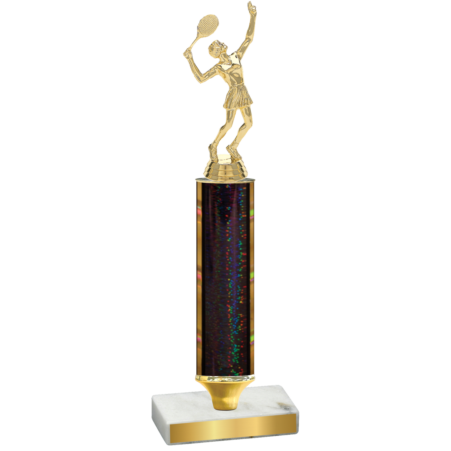 Value Black Glacier Tennis Trophy