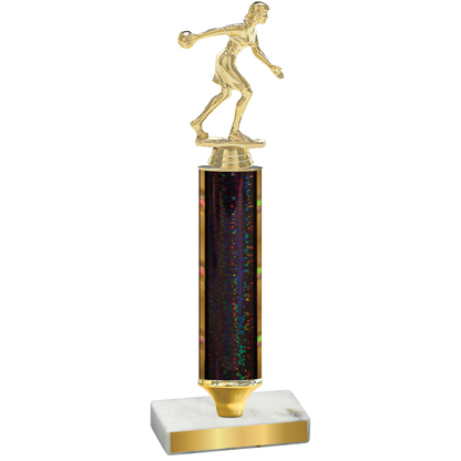 Value Black Glacier Bowling Trophy