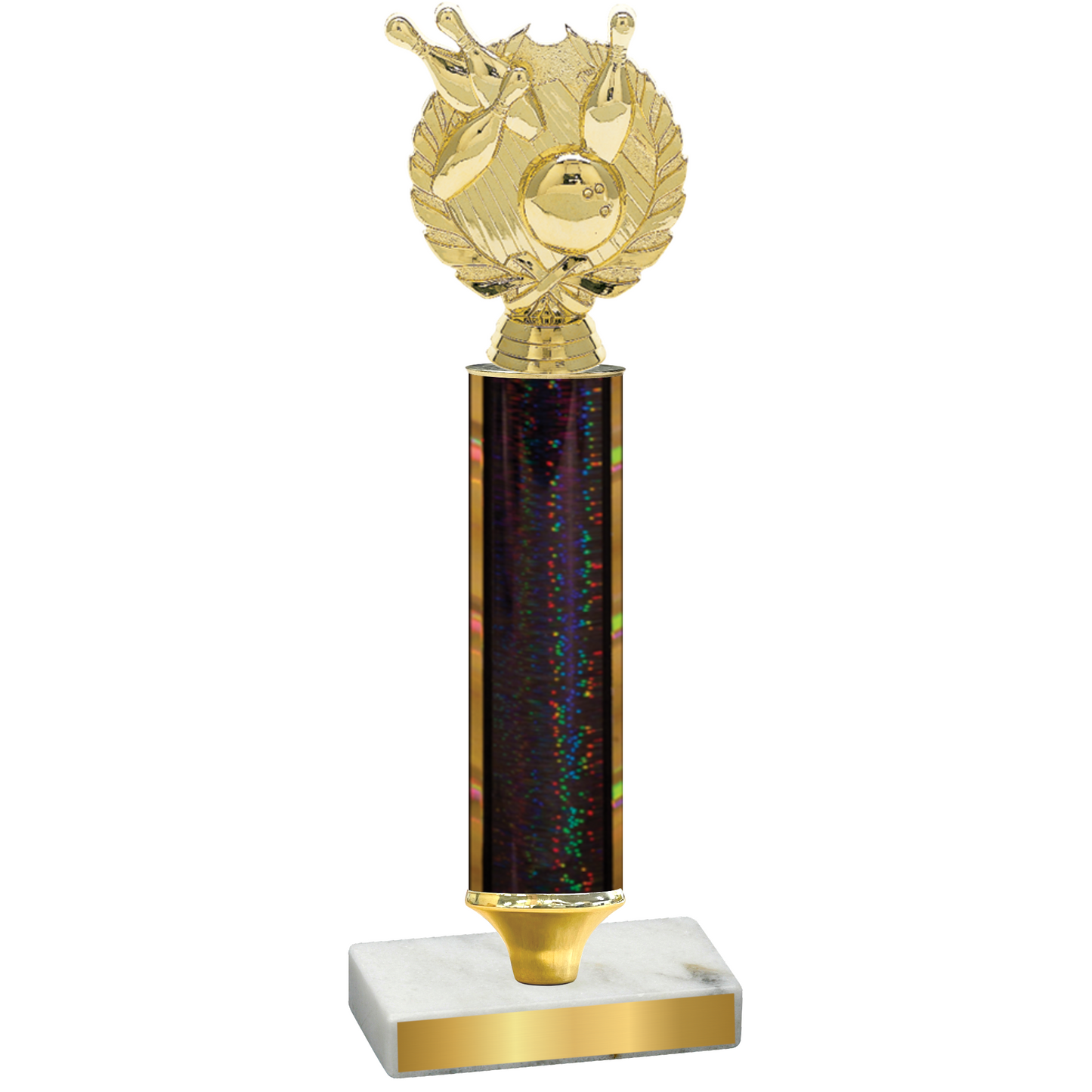 Value Black Glacier Bowling Trophy