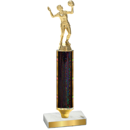 Value Black Glacier Volleyball Trophy