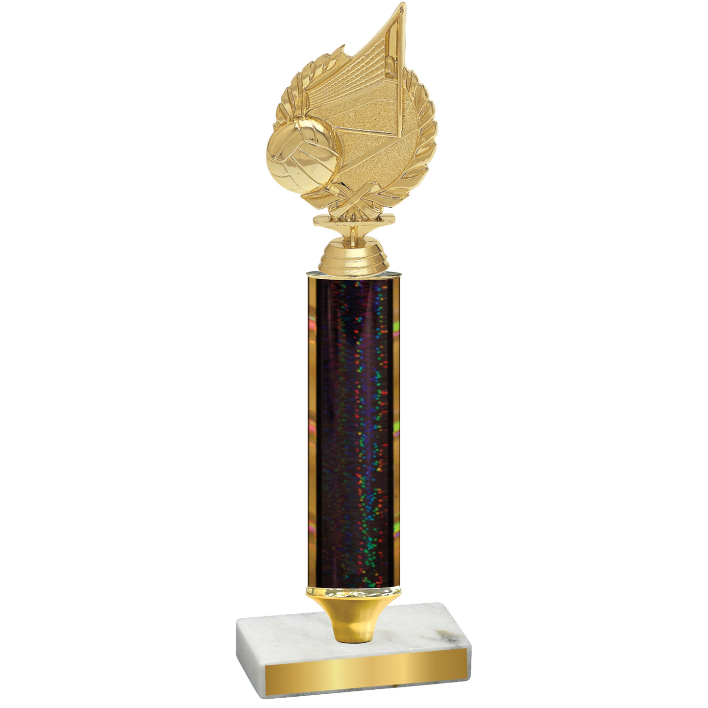 Value Black Glacier Volleyball Trophy