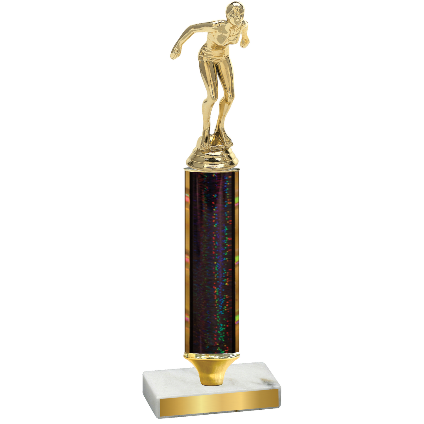 Value Black Glacier Tennis Trophy