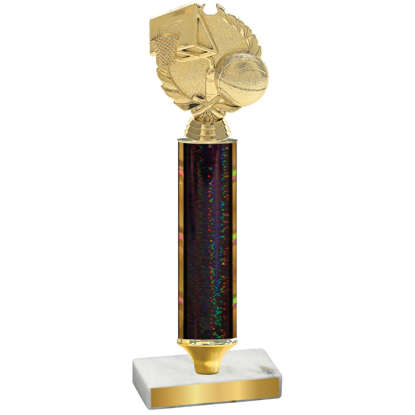 Value Black Glacier Basketball Trophy