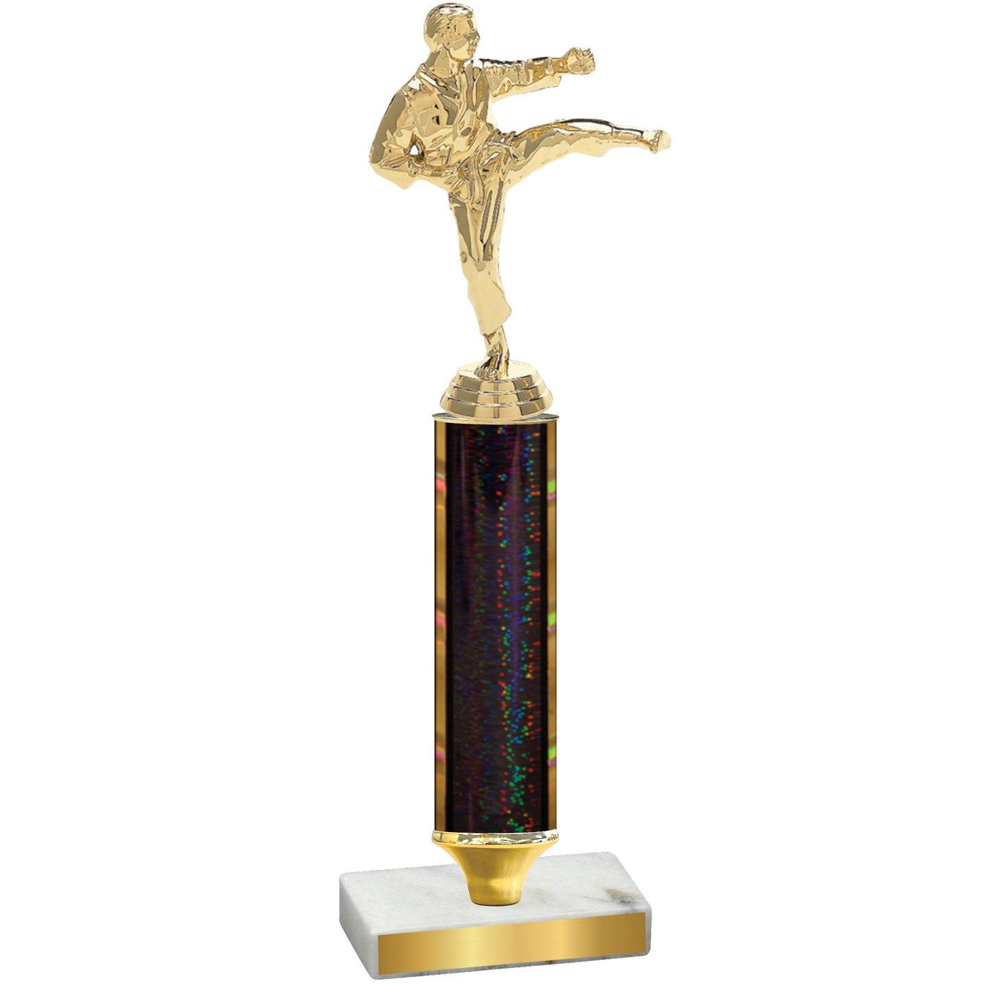 Value Black Glacier Karate Trophy