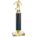 Value Black Carbon Fiber Soccer Trophy