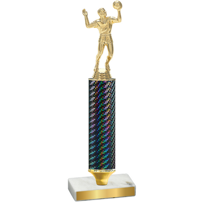 Value Black Carbon Fiber Volleyball Trophy