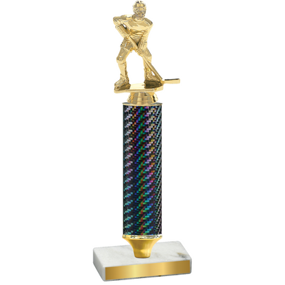 Value Black Carbon Fiber Hockey Trophy