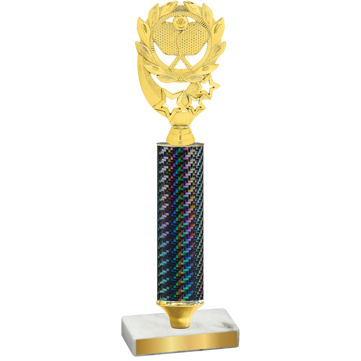 Value Black Carbon Fiber Pickleball Trophy