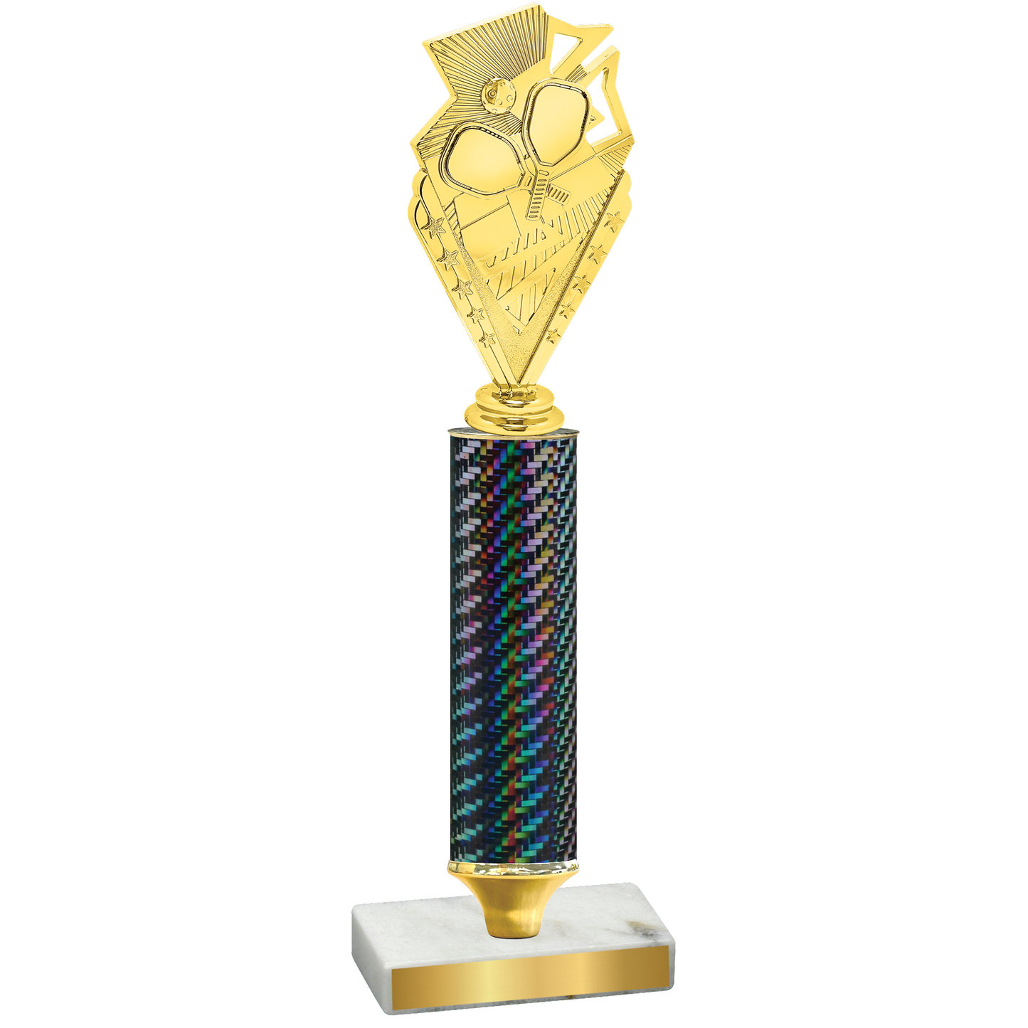 Value Black Carbon Fiber Pickleball Trophy