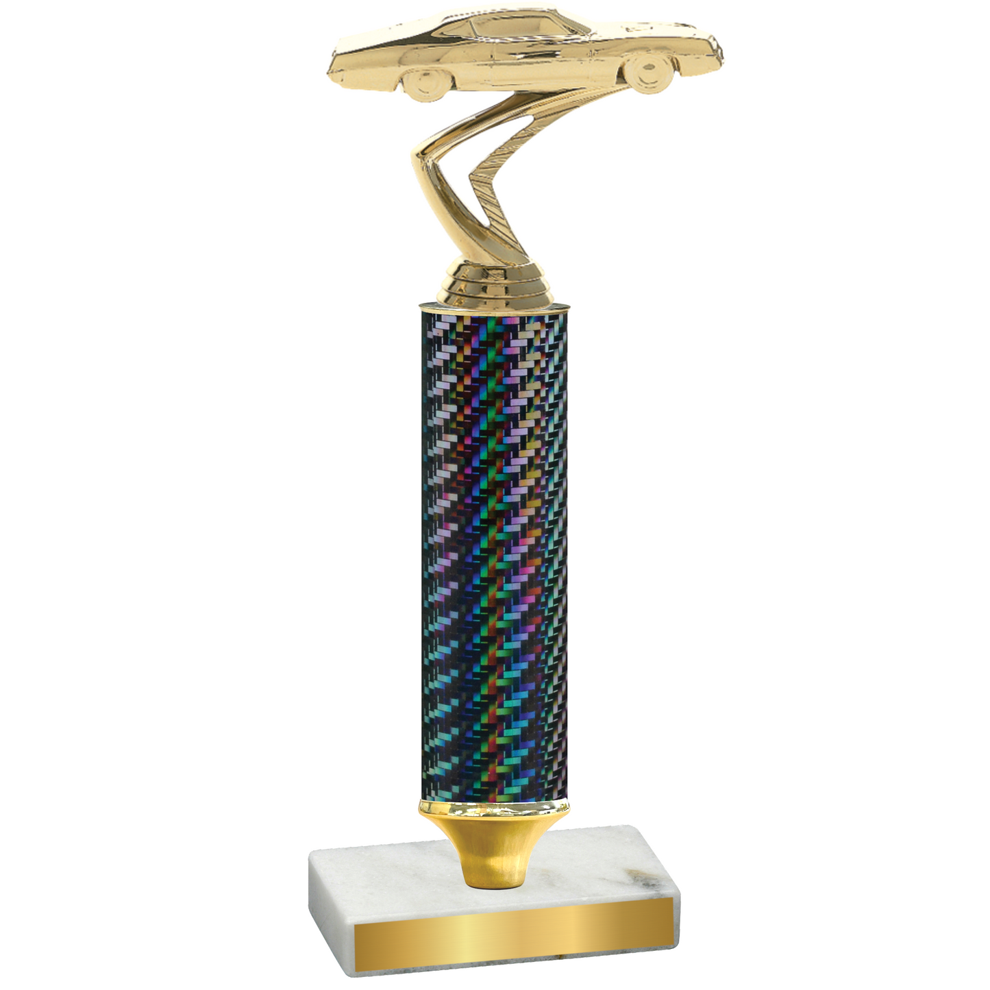 Value Black Carbon Fiber Cars Trophy